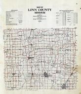 Linn County Map - Rural Free Deliveries, Linn County 1915